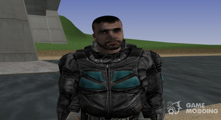Член группировки Набат с уникальной внешностью из S.T.A.L.K.E.R. v.3 для GTA San Andreas