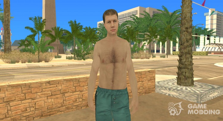 Пляжный персонаж для GTA San Andreas