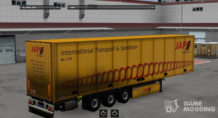 Czech Company Japo Trailer para Euro Truck Simulator 2