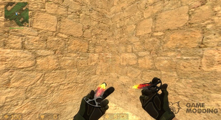 Shadow Daggers Burning Heart for Counter-Strike Source