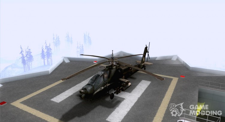КА-50 Чёрная Акула для GTA San Andreas