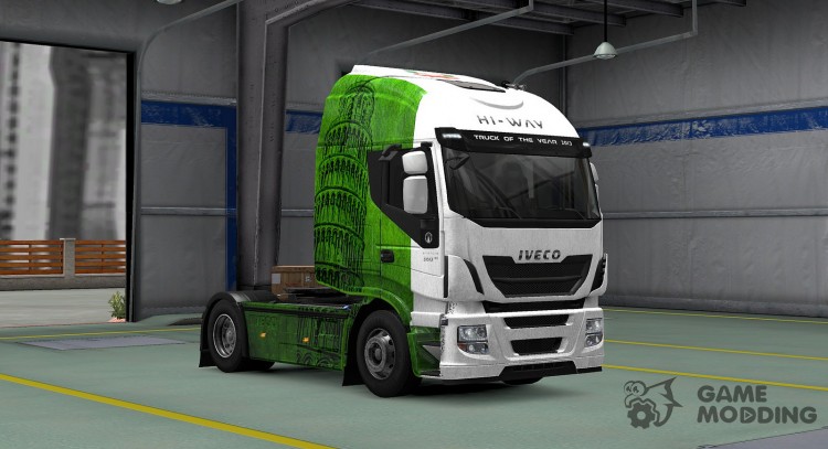 Skin Italy to Iveco Hi-Way for Euro Truck Simulator 2