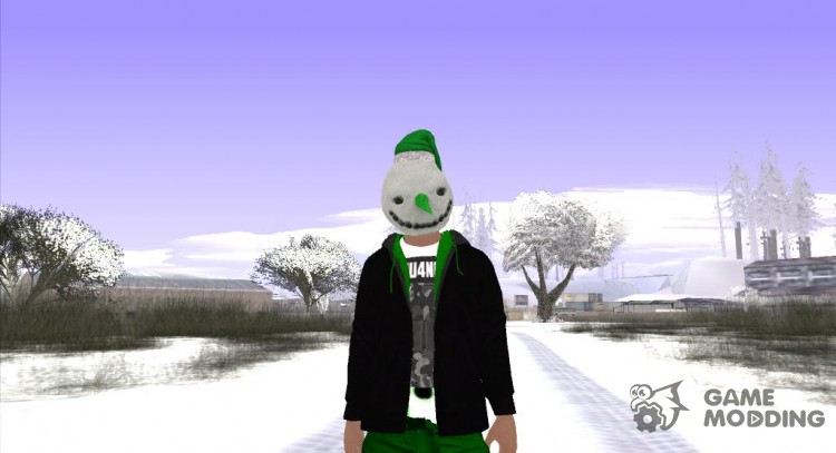 Skin GTA V Online Snowman for GTA San Andreas