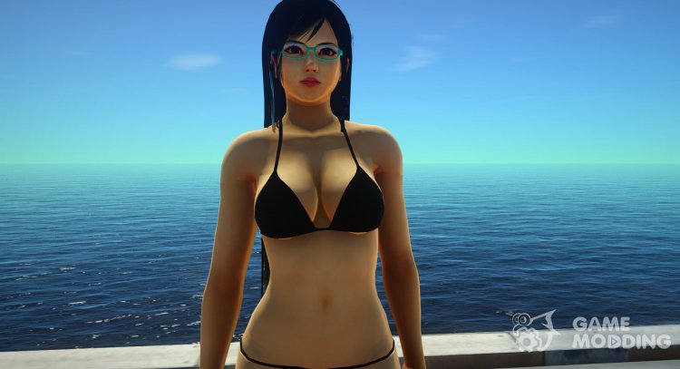 Kokoro Bikini With Glasses (UPDATE) for GTA San Andreas