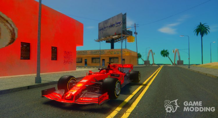F1 Ferrari 2019 for GTA San Andreas