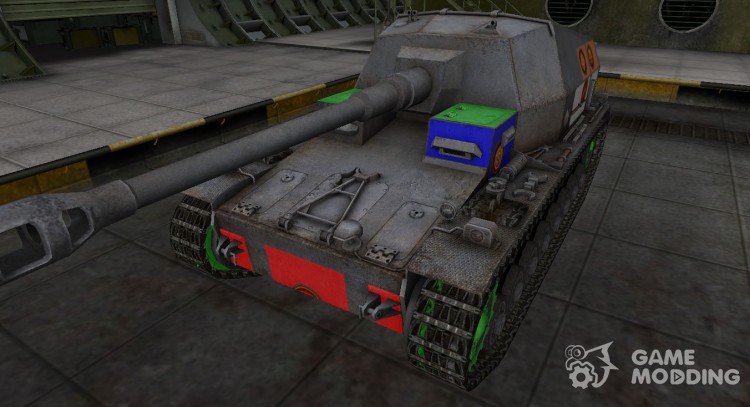 High-quality skin for Dicker Max for World Of Tanks