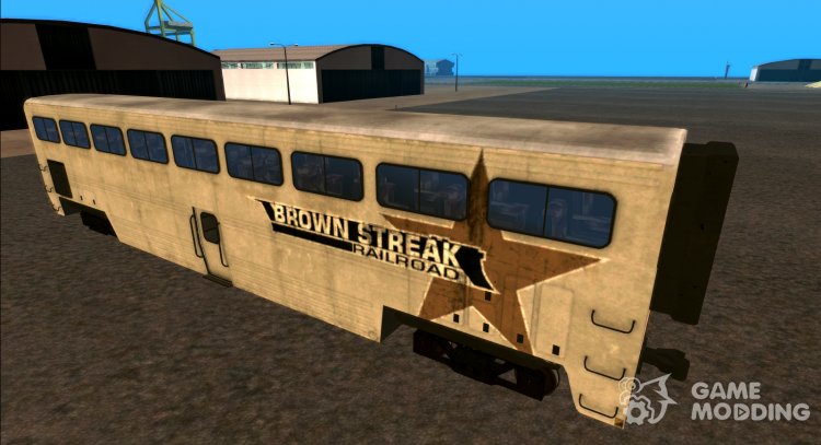 HD Brown Streak v1.8.1 (Railway Wagon) для GTA San Andreas