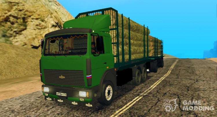 6430 MAZ timber carrier for GTA San Andreas