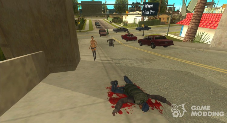 Реальные лужи крови для GTA San Andreas