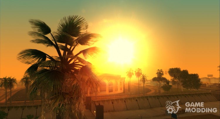SkyGFX 3.6 (Settings By Makar S.) для GTA San Andreas