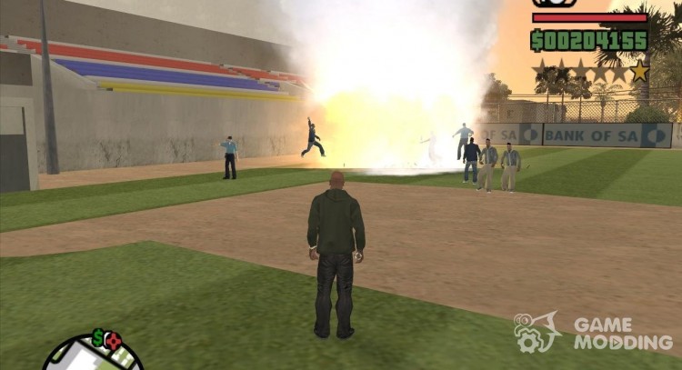 Los disturbios en el estadio [CLEO] para GTA San Andreas