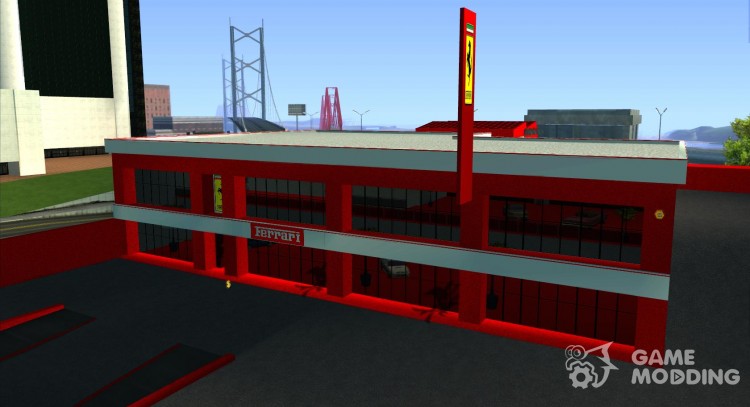 Nuevo Showroom de Ferrari en San Fierro para GTA San Andreas