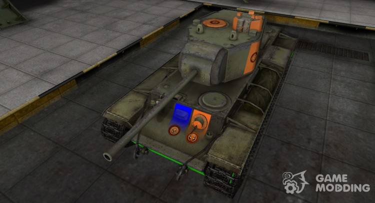 High-quality skin for SQUARE-3 for World Of Tanks