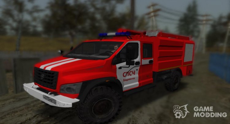 GAS Next 4x4 Fireman for GTA San Andreas