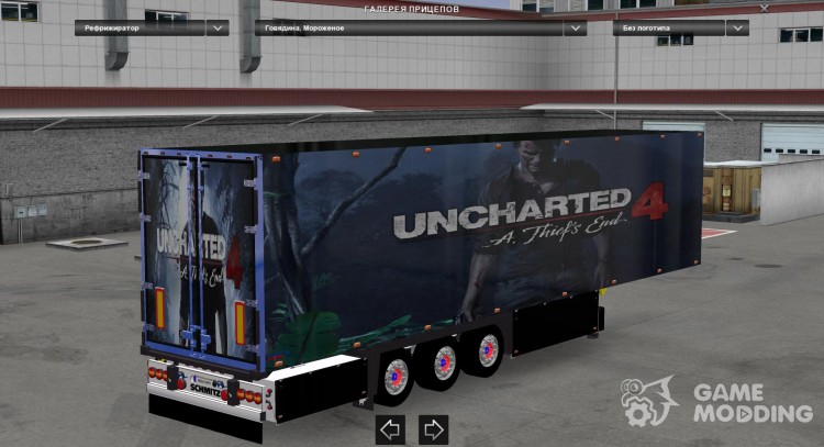 Uncharted 4 Trailer для Euro Truck Simulator 2