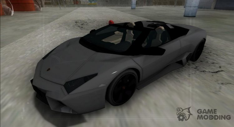 2009 Lamborghini Reventon Roadster FBI para GTA San Andreas