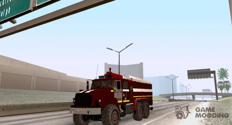 Ural 43206 bombero para GTA San Andreas