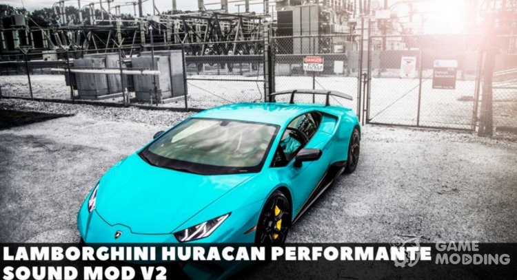 Lamborghini Huracan Performante Sound Mod v2 for GTA San Andreas