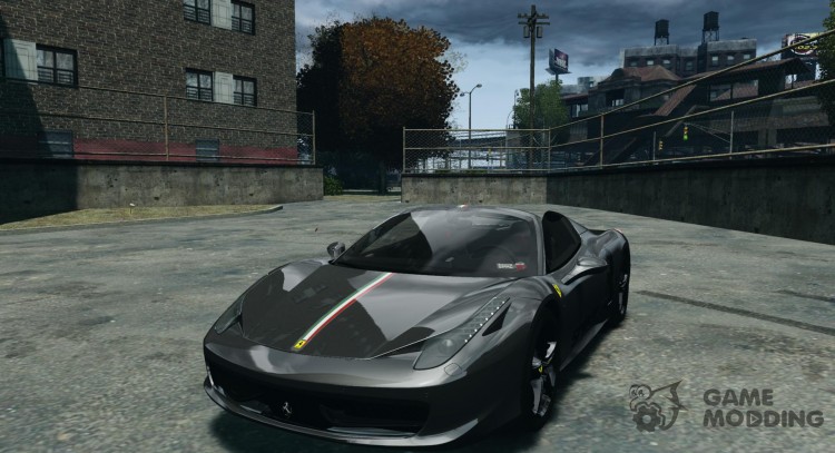 Ferrari 458 Spider 2013 v1.01 для GTA 4