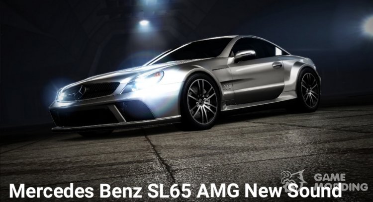 Mercedes Benz SL65 AMG Nuevo Sonido para GTA San Andreas