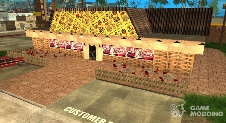 New pizzeria in Ajdlvude for GTA San Andreas