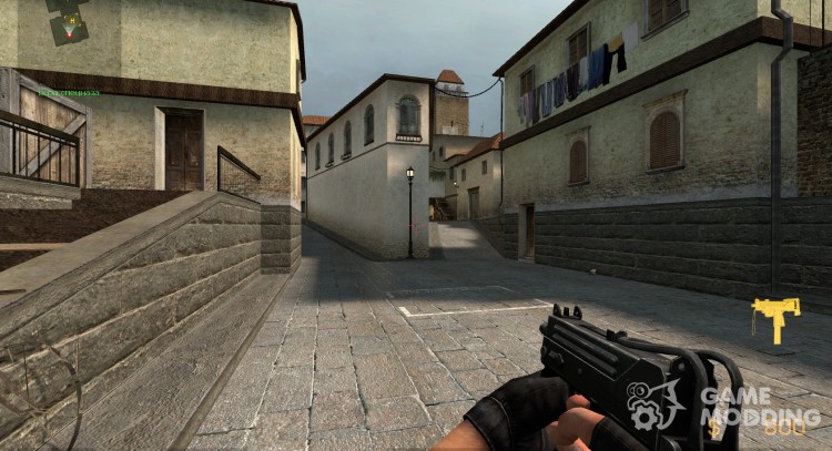 Mac-10 Two-Toned Chrome for Counter-Strike Source