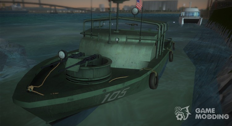 Patrol Boat River 3 Mark 2 для GTA Vice City