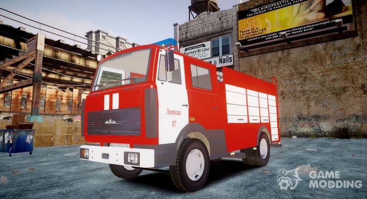 MAZ 533702 Firefighter Lipetsk for GTA 4