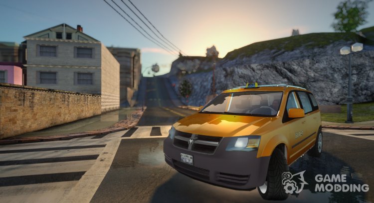 Dodge Grand Caravan Taxi для GTA San Andreas