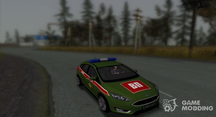 Ford Focus 3 2014 Военная Полиция для GTA San Andreas