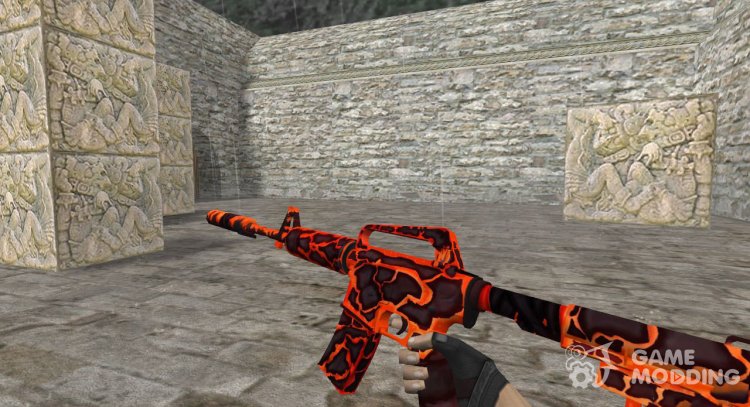 M4A1-S Magma Strike for Counter Strike 1.6