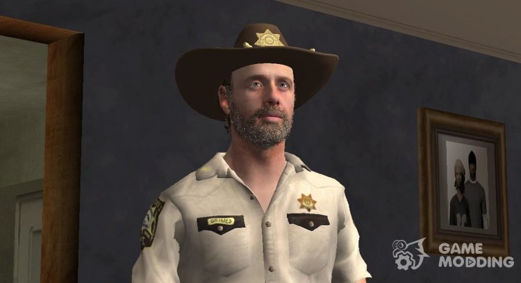 Rick Grimes Sheriff from TWD Onslaught (HD) para GTA San Andreas
