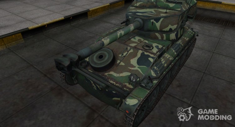 Skin with Camo AMX 12t for World Of Tanks