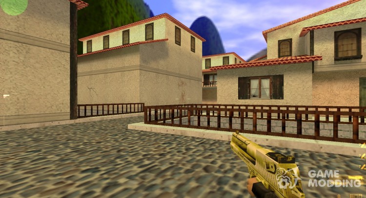 Новый золотой Дигл для Counter Strike 1.6