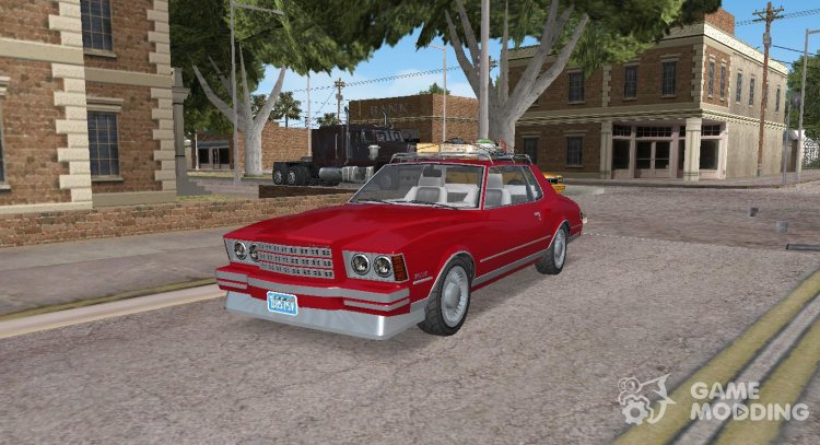 GTA V Declasse Tahoma Coupè (IVF) для GTA San Andreas