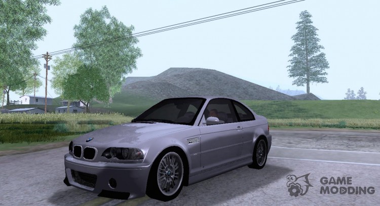BMW E46 M3 CSL - Stock для GTA San Andreas