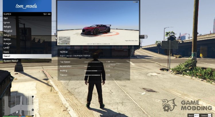Car Spawner Menu 2.0 for GTA 5