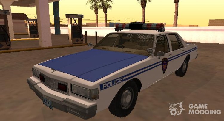 Chevrolet Caprice 1987 NYPD Transit Police Versão отредактировано для GTA San Andreas