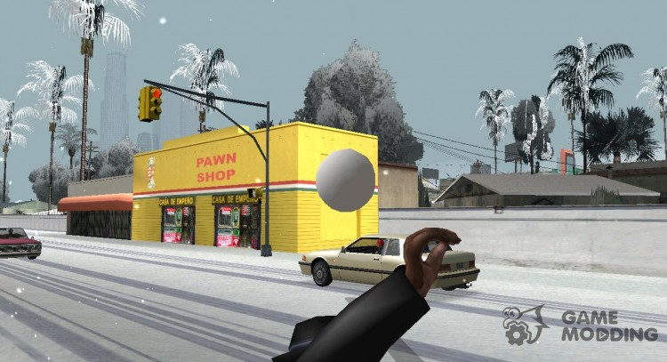 Snow thrower for GTA San Andreas