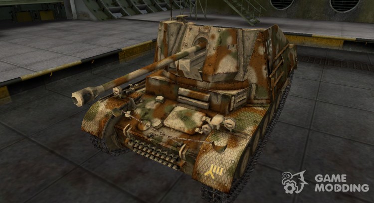 Исторический камуфляж Marder II для World Of Tanks