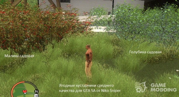 Arbustos de bayas para GTA San Andreas