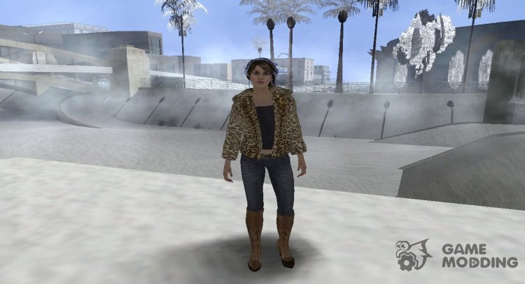 New Female Casual (winter) для GTA San Andreas