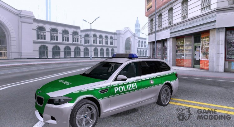 El BMW M5 Touring Polizei para GTA San Andreas