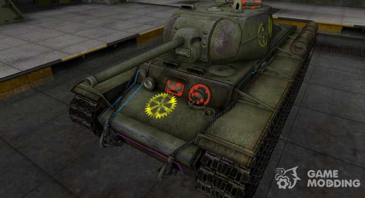 Контурные зоны пробития КВ-1С для World Of Tanks