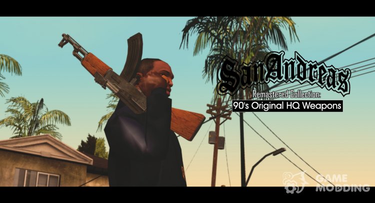 S. A. Remastered Collection: 90's Original HQ Weapons для GTA San Andreas