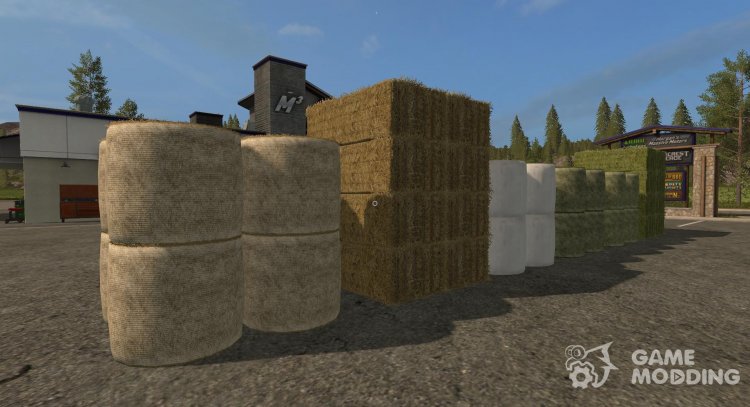 The bales purchased for Farming Simulator 2017