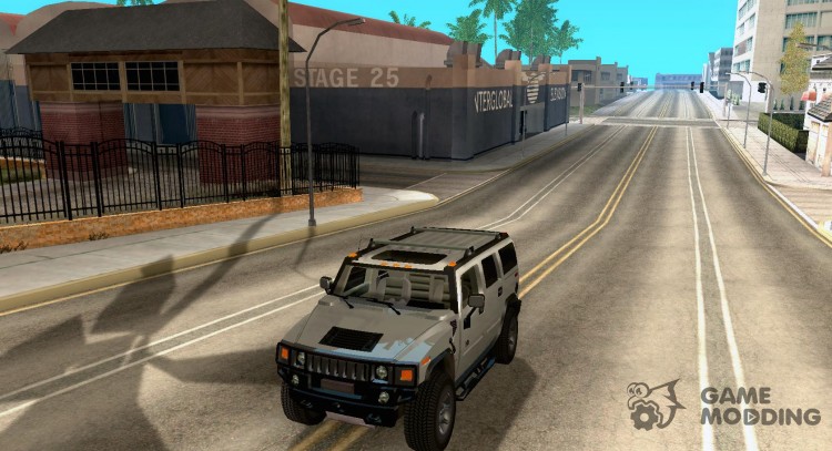 Hummer H2 updated для GTA San Andreas