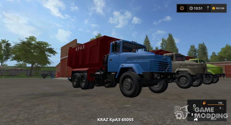 KrAZ-65055 version 1.0.0.0 for Farming Simulator 2017