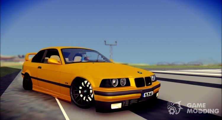 Stanced BMW e36 for GTA San Andreas