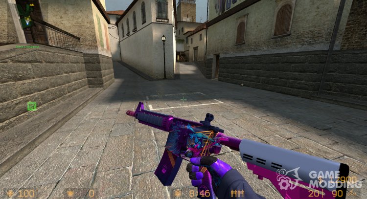M4A4 Rock Star for Counter-Strike Source